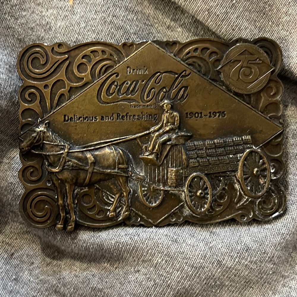 Bergamot vintage Coca-Cola Belt Buckle